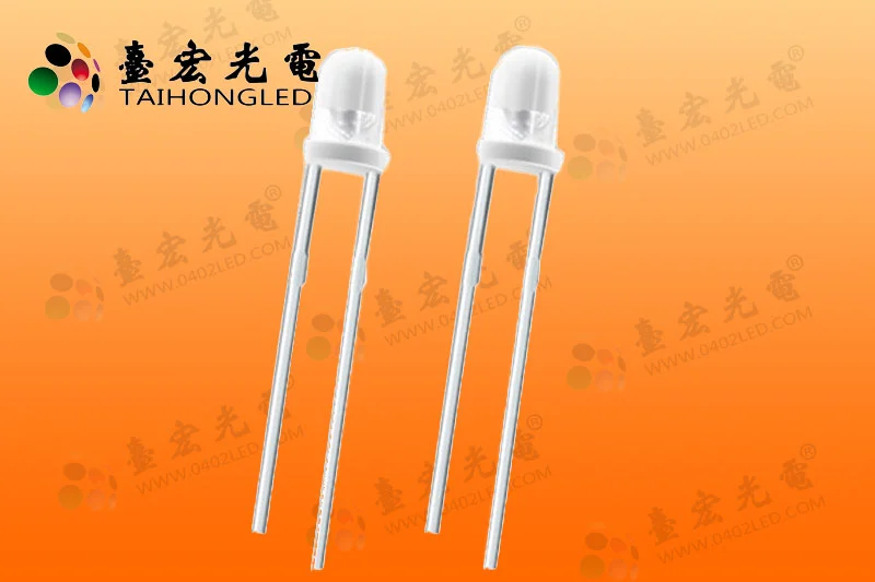 工业视觉光源 台宏3mm直插式led灯珠参数